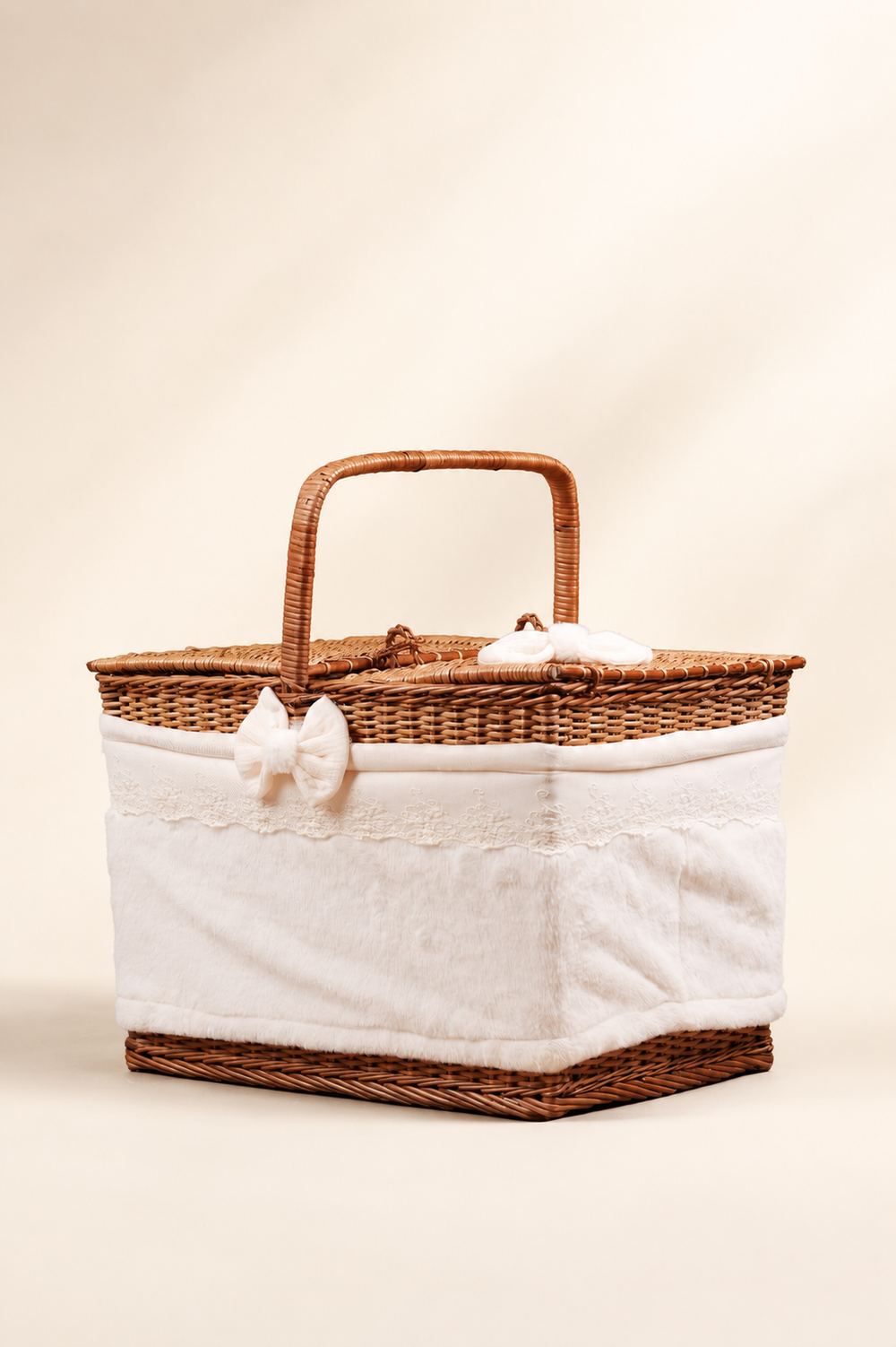 Square Cane Basket - hero