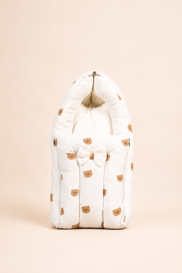 Holder – Muslin (Mini Bow)
