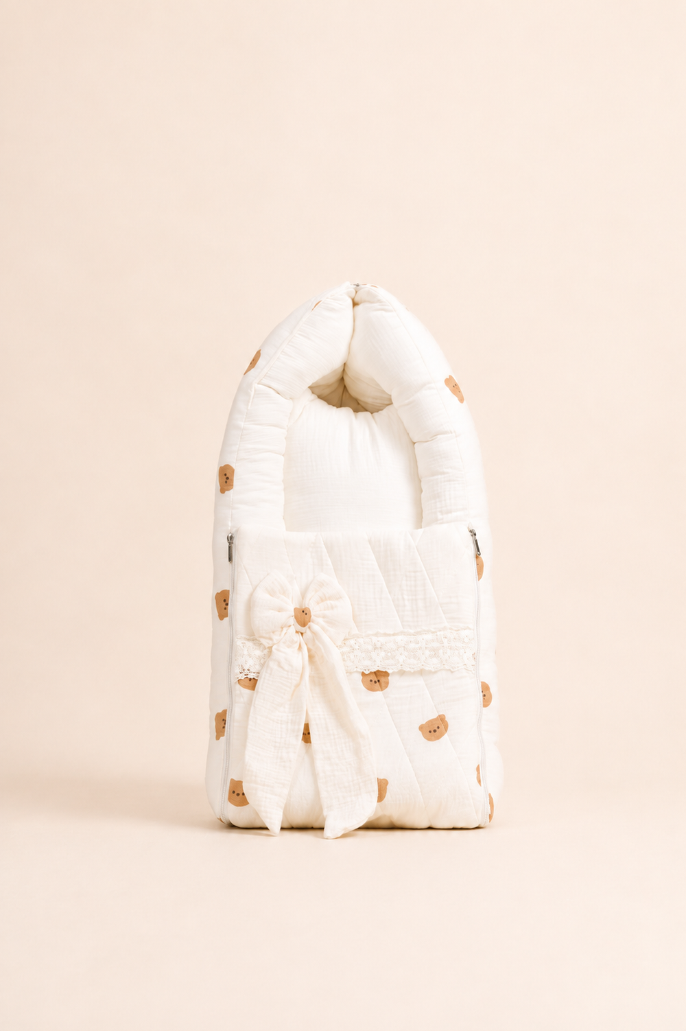 Holder – Muslin (Ribbon Bow)