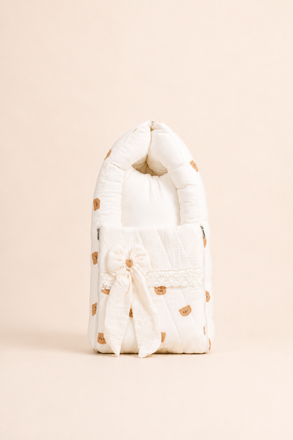 Holder – Muslin (Ribbon Bow)